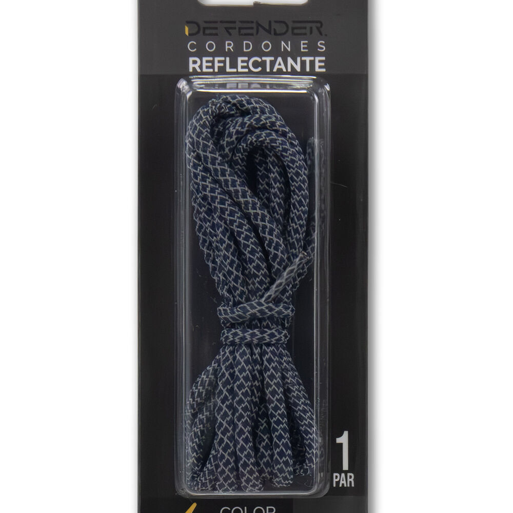 Cordones Defender Reflectante Navy Medium image number 1.0